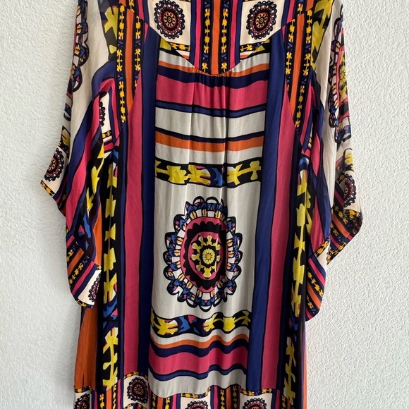 Diane Von Furstenberg Tabalah Multicolor Silk Dress size 6 - Picture 7 of 10